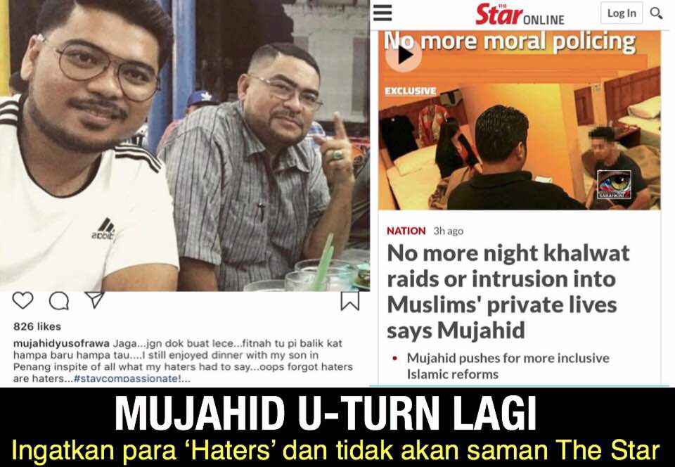 Mujahid 'U-turn' lagi, beri amaran pada 'haters' tetapi tidak akan saman The Star