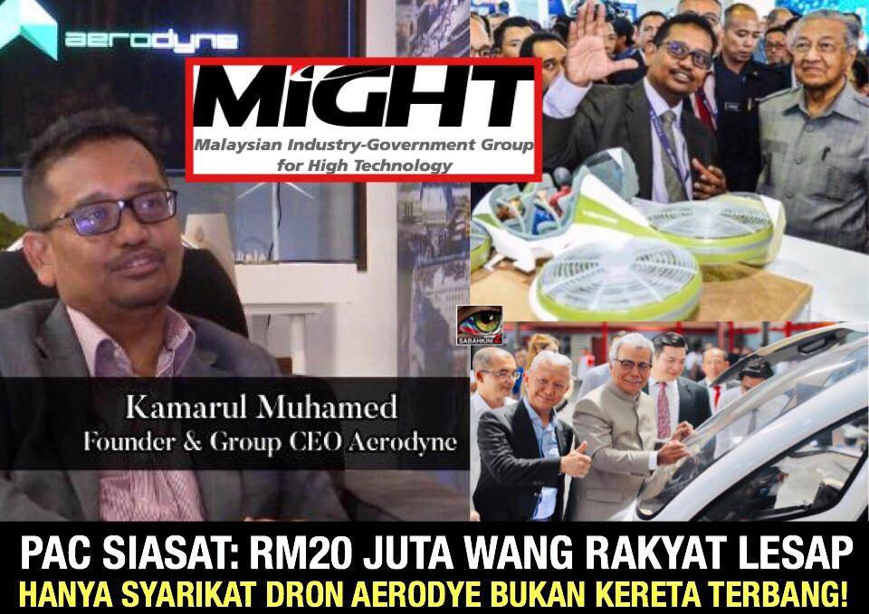 PAC Siasat: RM20 juta wang rakyat lesap hanya syarikat dron Aerodyne bukan kereta terbang!