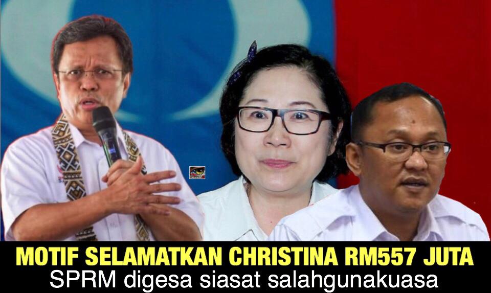 Ketua Pemuda UMNO Sabah gesa SPRM siasat salahguna kuasa kes Christina RM557 juta
