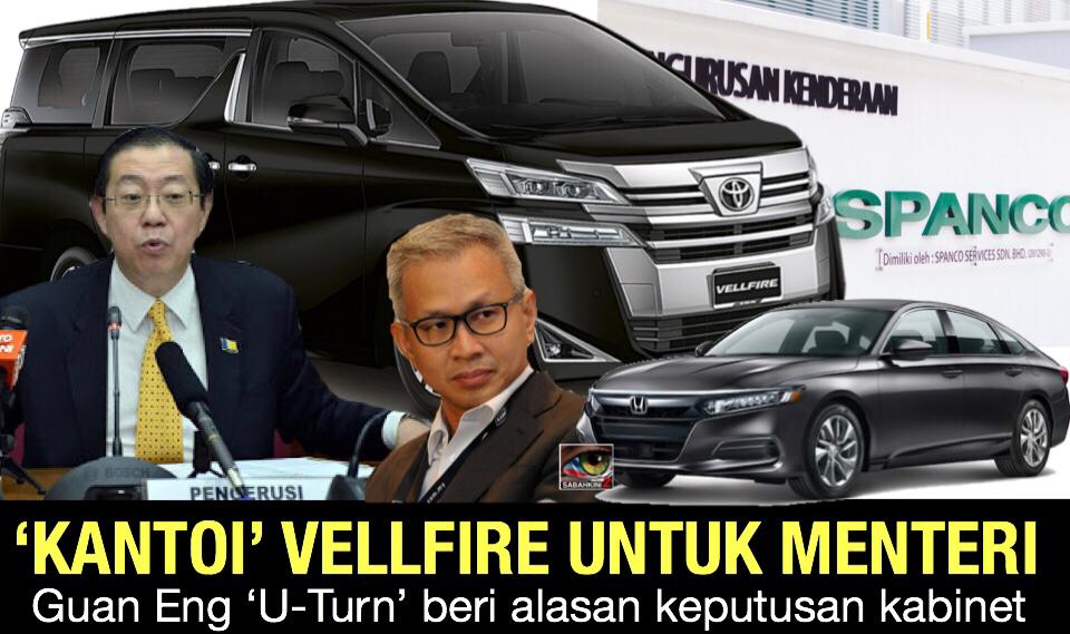 Selepas 'kantoi' Vellfire untuk Menteri, Lim Guan Eng 'U-Turn' beri alasan keputusan kabinet