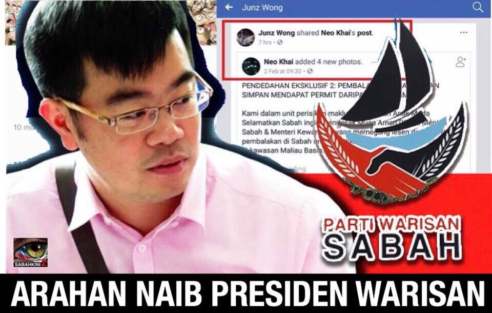 Naib Presiden Warisan Junz Wong arah fitnah Biro IT guna gambar palsu?