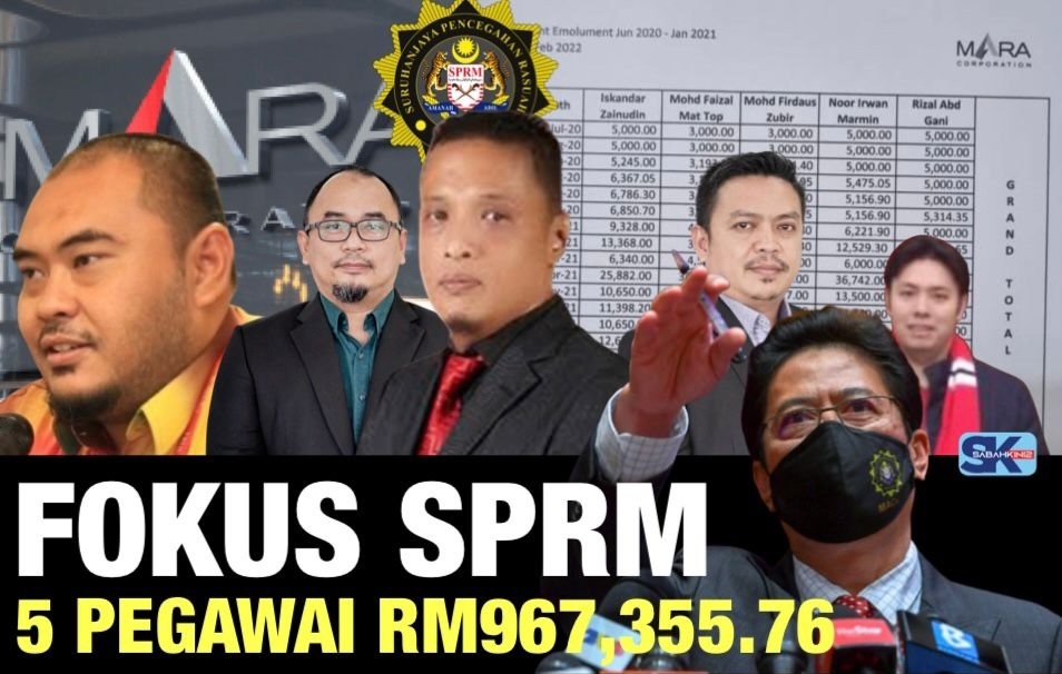 Fokus SPRM 5 Pegawai MARA RM967,355.76