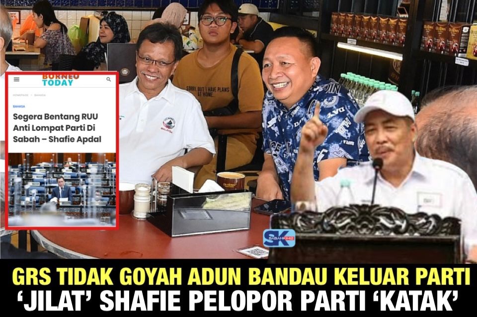 GRS tidak goyah, Adun Bandau keluar parti 'Jilat' Shafie pelopor parti 'katak'