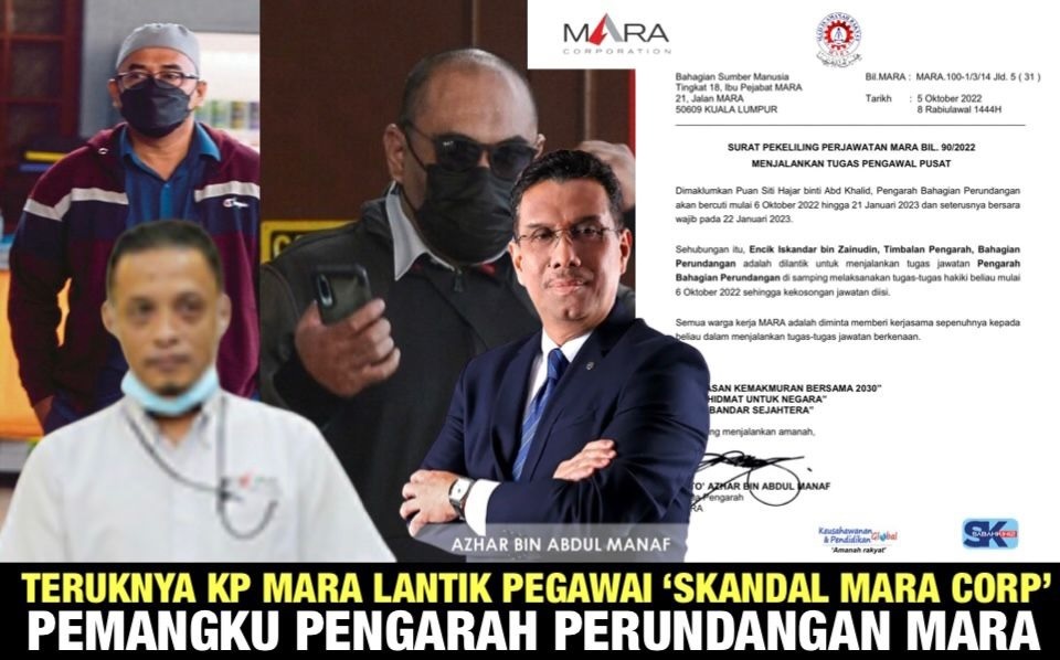Teruknya! KP MARA lantik pegawai ‘Skandal MARA Corp’ Pemangku Pengarah Perundangan MARA
