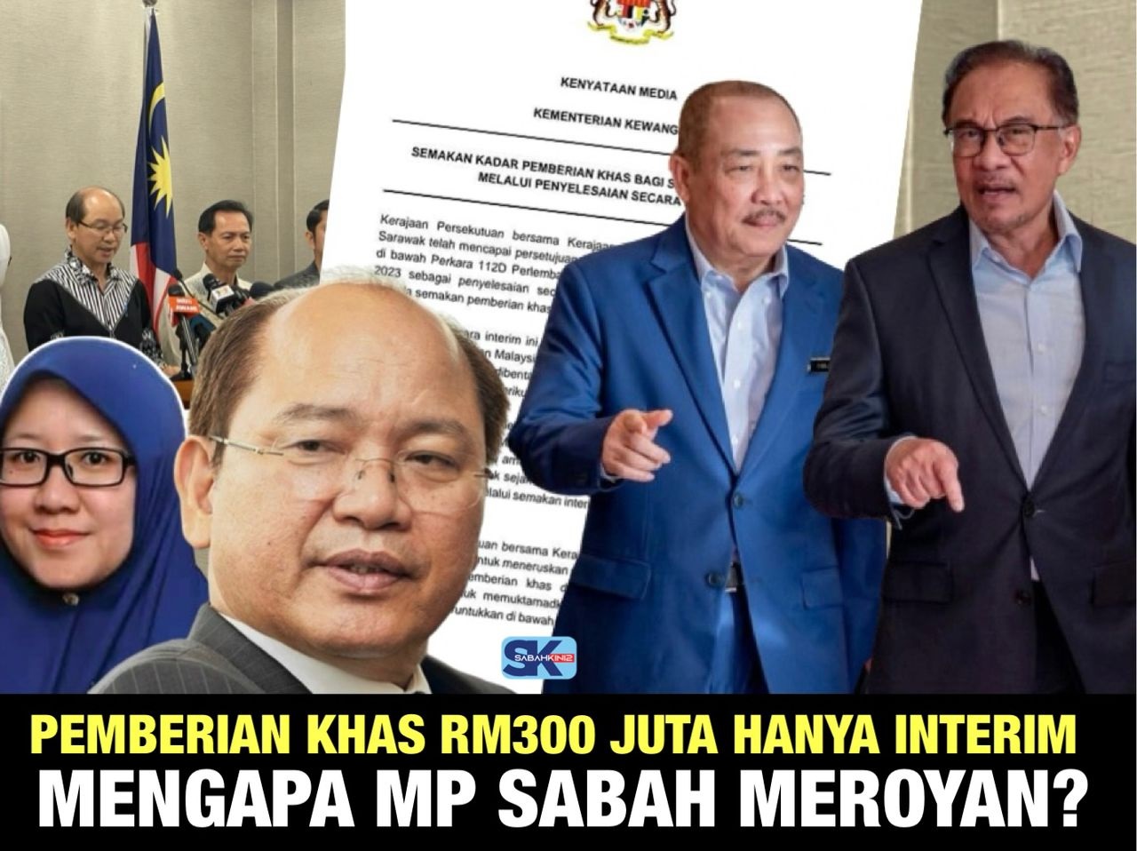 [VIDEO] Pemberian khas RM300 juta hanya penyelesaian interim,  tidak hapuskan tuntutan 40 peratus hasil Sabah, Sarawak