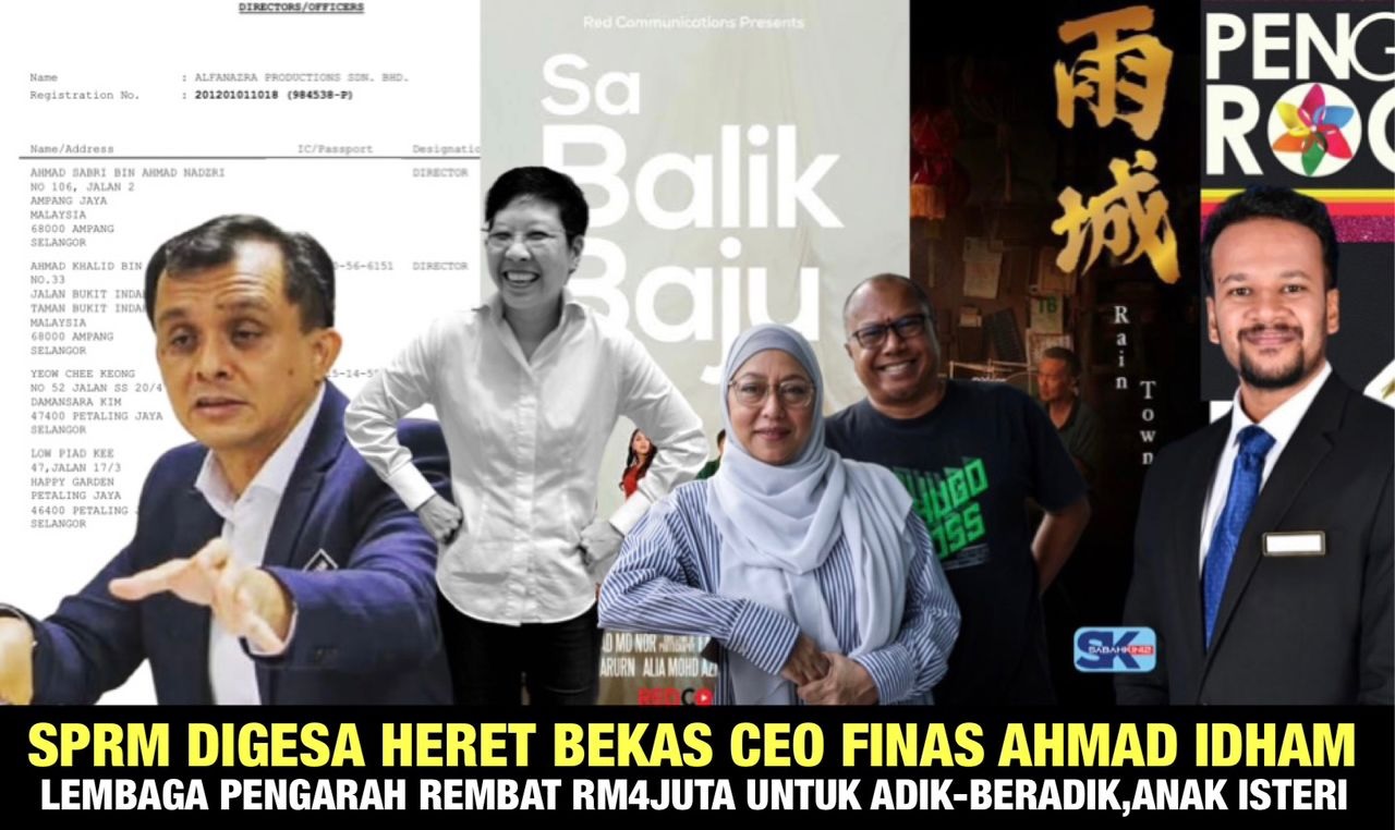 SPRM digesa heret bekas CEO FINAS Ahmad Idham, Lembaga Pengarah rembat RM4juta untuk adik-beradik, anak isteri