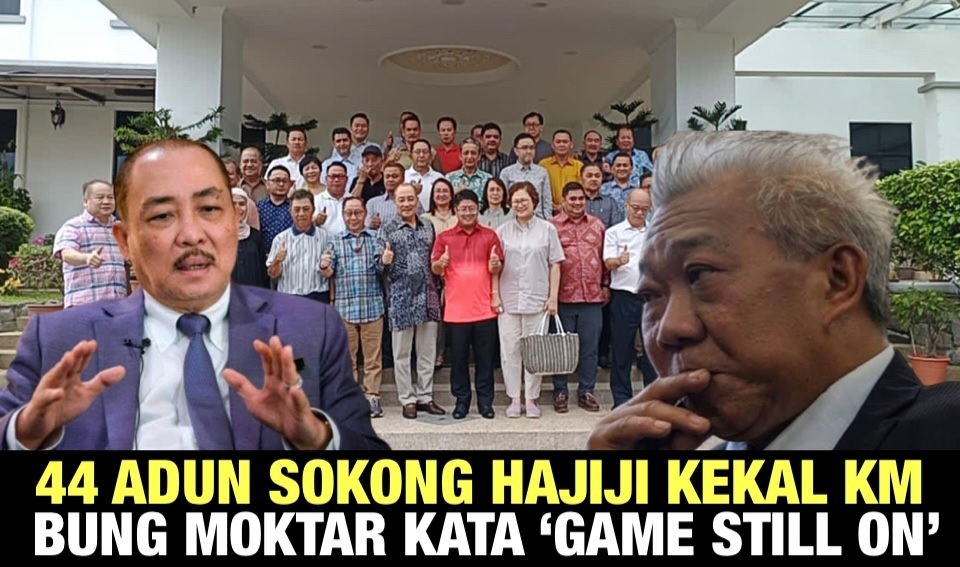  44 ADUN sokong Hajiji kekal KM, Bung Moktar kata 'Game still on”