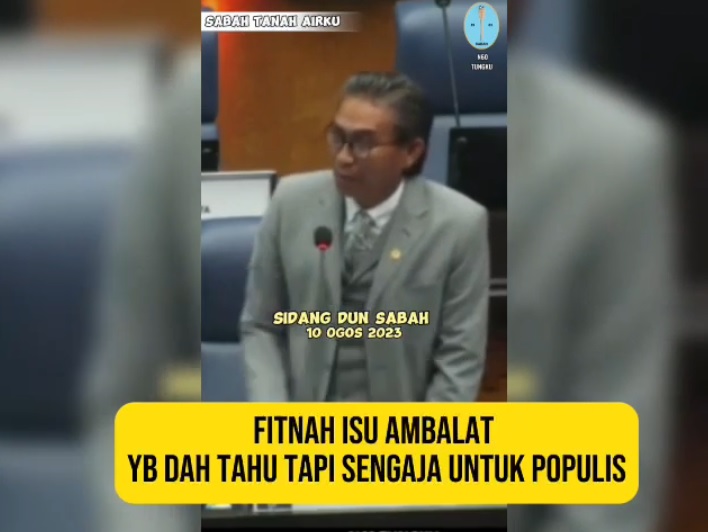 Isu Ambalat: Isu Ambalat : Kerajaan Perpaduan dah jawab YB Warisan sengaja burukkan PM Anwar KM Haji