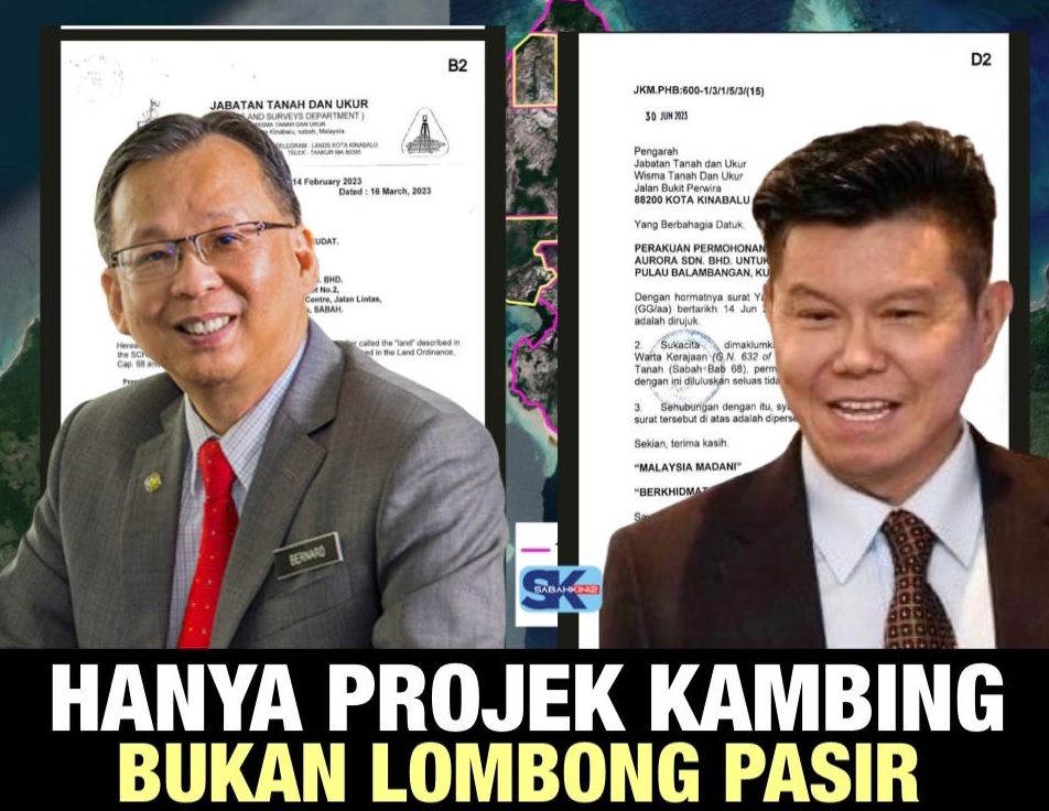 Dalang fitnah KM Sabah terdedah: Surat JTU bukti hanya Projek Kambing bukan projek lombong pasir!