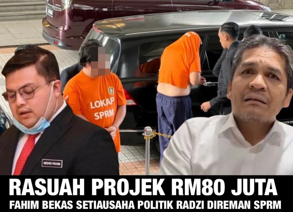 [VIDEO] Rasuah projek RM80 juta: Mohd Fahim Bekas setiausaha politik Radzi Jidin direman SPRM