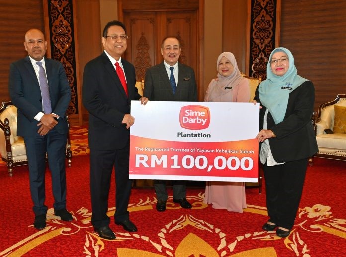 Yayasan Kebajikan Sabah terima sumbangan RM100,000 dari Sime Darby Plantation