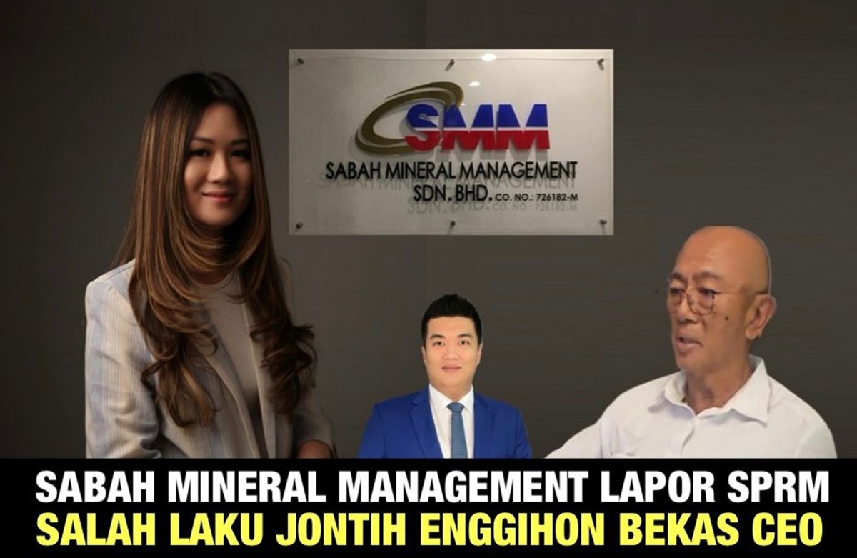 Sabah Mineral Management lapor SPRM salah laku rasuah Jontih Enggihon bekas CEO