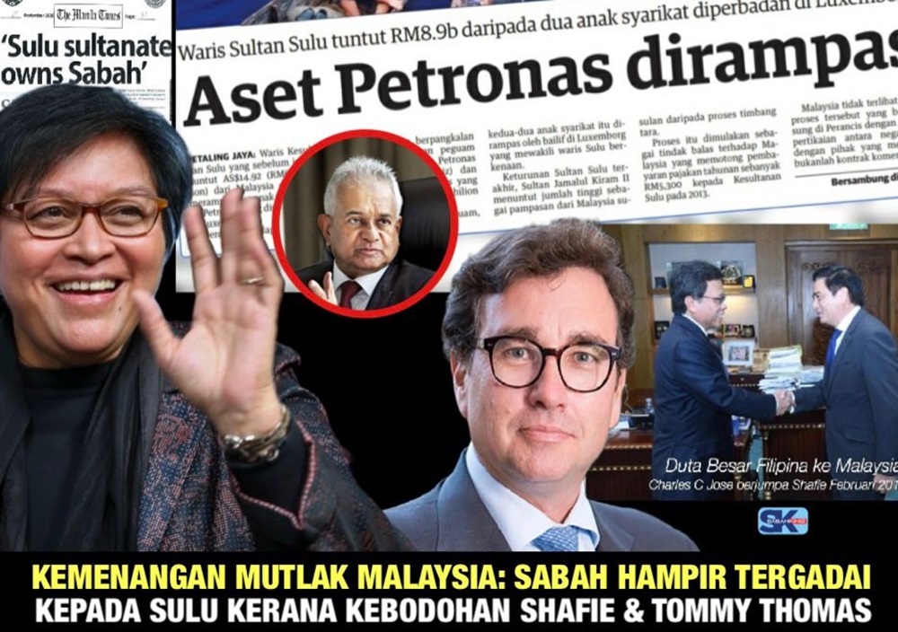 Kemenangan Mutlak Malaysia: Sabah hampir tergadai kepada Sulu kerana kebodohan Shafie dan Tommy Thomas