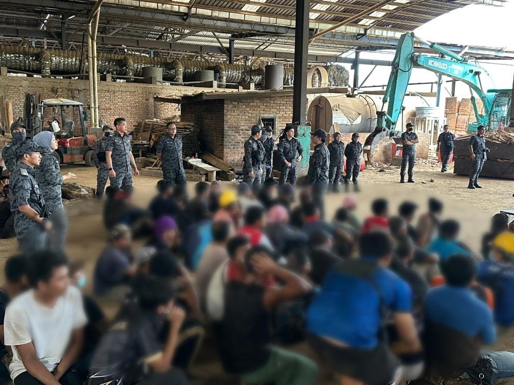 39 PTI ditahan JIM Sabah dalam serbuan kilang di Papar, Inanam