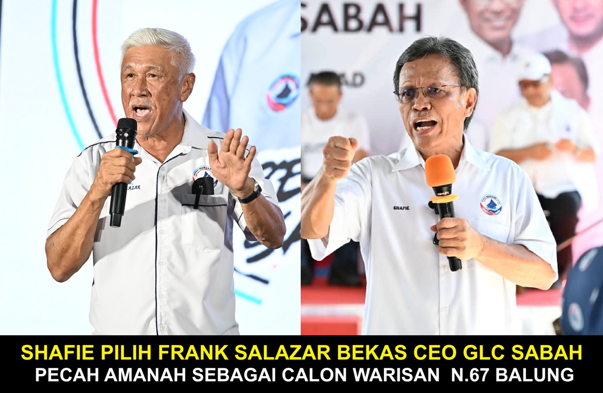  Shafie pilih Frank Salazar bekas CEO GLC Sabah pecah amanah sebagai calon Warisan  N.67 Balung