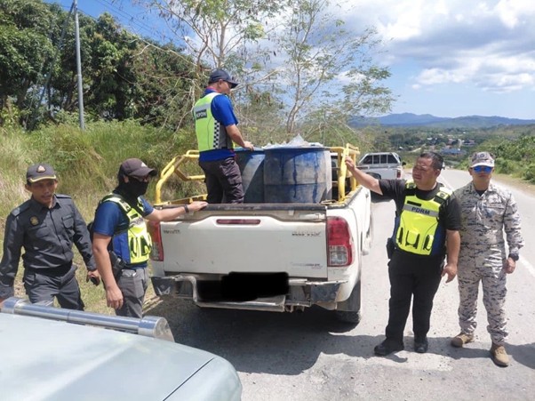 800 liter diesel tanpa dokumen, lelaki tempatan ditahan di Kudat